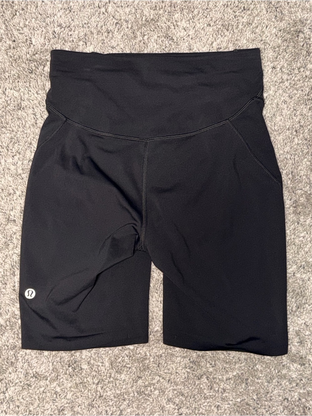 lululemon athletica Black High-Rise Bike Shorts